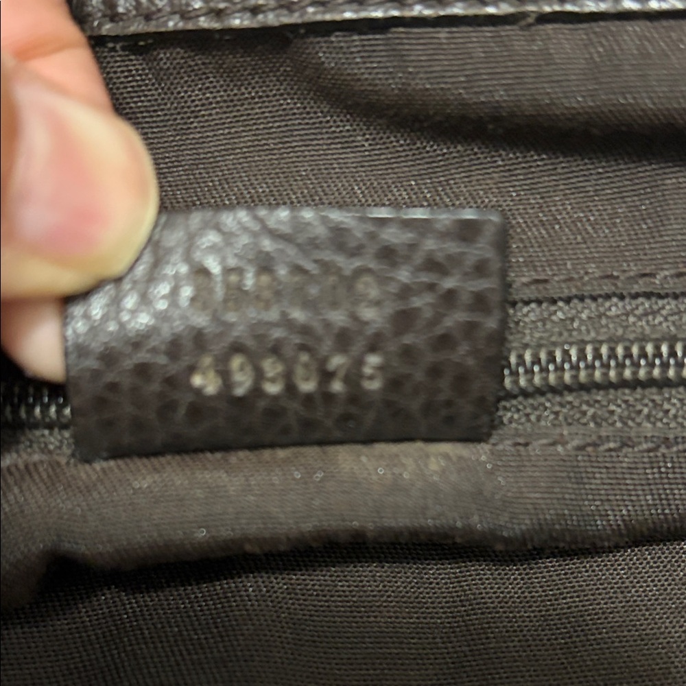 Gucci Brown GG Monogram Tote with Gold-Tone Hardware - Picture 3 of 8